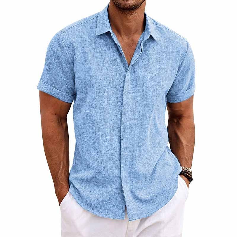 H.L Alexander Linen Short-Sleeved Shirt