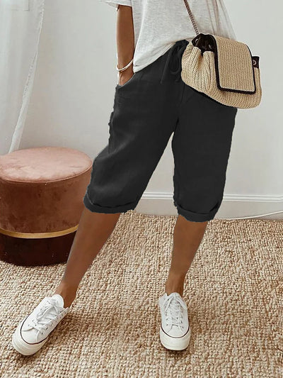 Rosetta™ - Cotton Linen Ladies Shorts