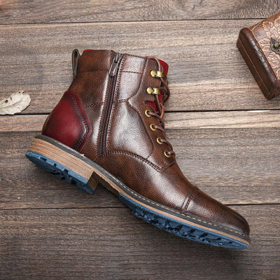 Cris Handcrafted Premium Leather Oxford Boots