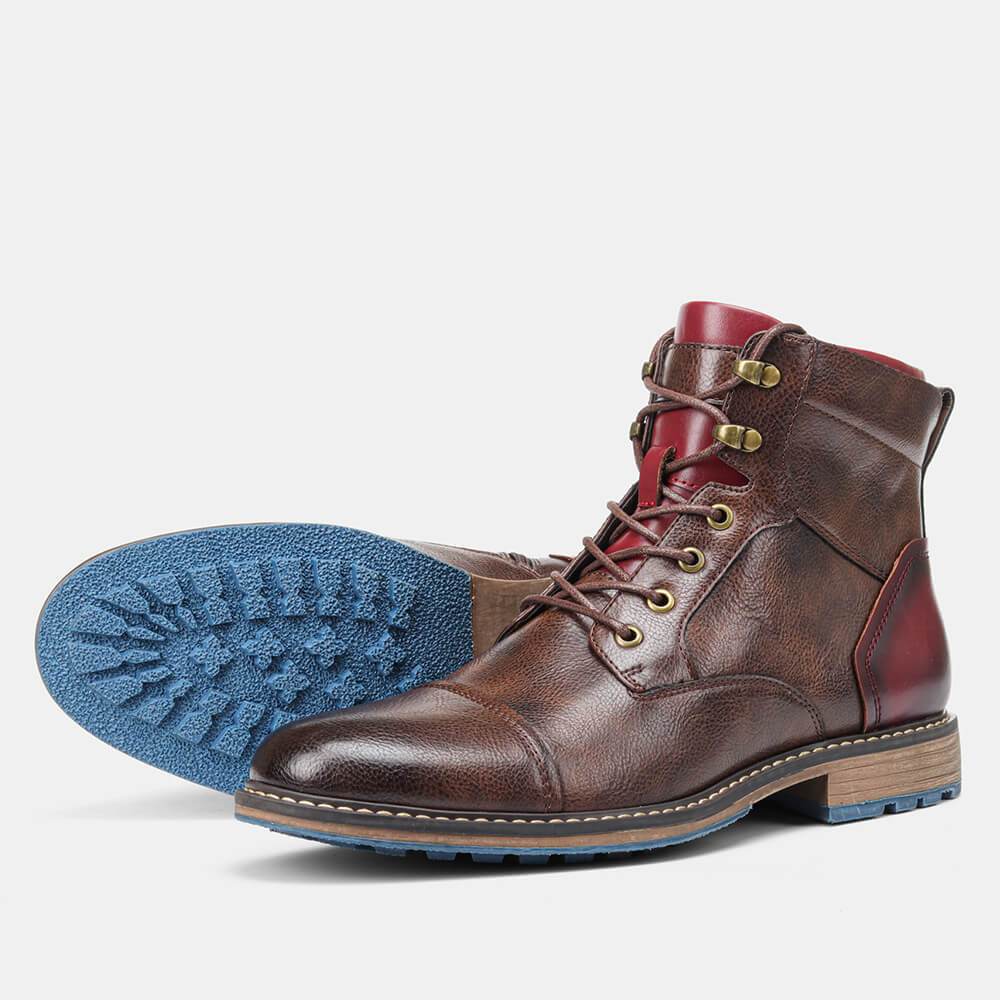 Cris Handcrafted Premium Leather Oxford Boots