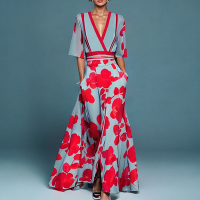 MIRIAM™ | Elegante jurk met korte mouwen
