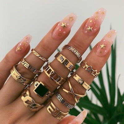 Unieke premium set met 8 tot 12 ringen
