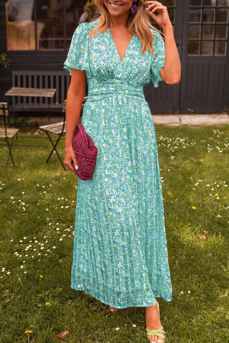 Charlotte™ | Elegant V-Neck Maxi Dress
