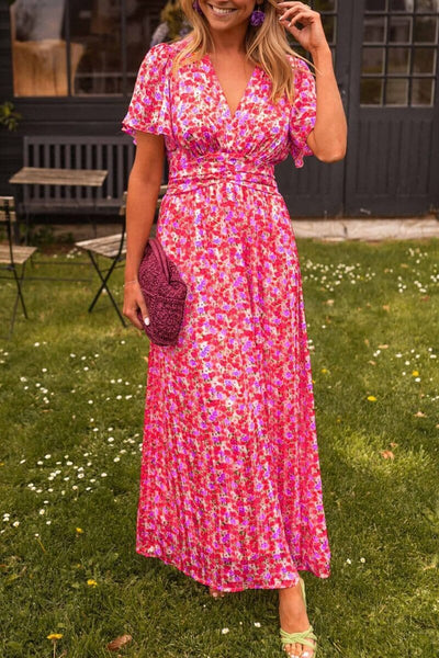 Charlotte™ | Elegant V-Neck Maxi Dress