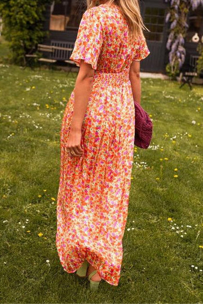 Charlotte™ | Elegant V-Neck Maxi Dress