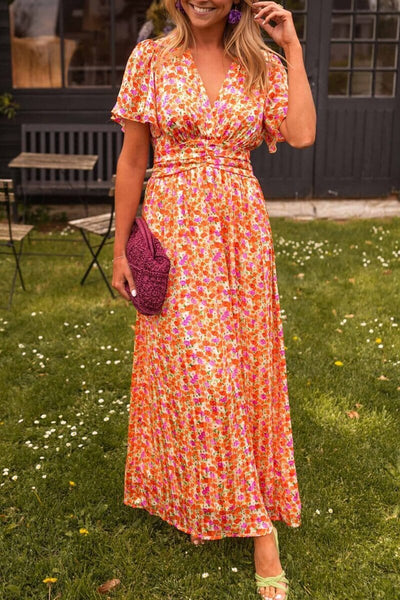 Charlotte™ | Elegant V-Neck Maxi Dress