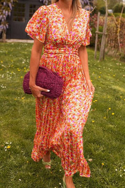 Charlotte™ | Elegant V-Neck Maxi Dress