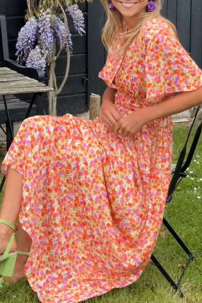 Charlotte™ | Elegant V-Neck Maxi Dress