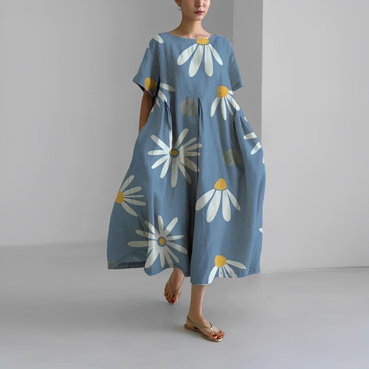 CÉLESTINE | Boheemse Bloemenjurk met Romantische Flair