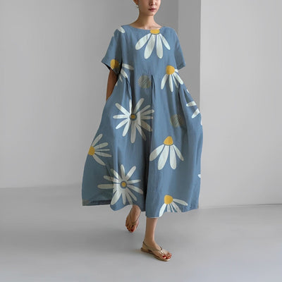 CÉLESTINE | Boheemse Bloemenjurk met Romantische Flair