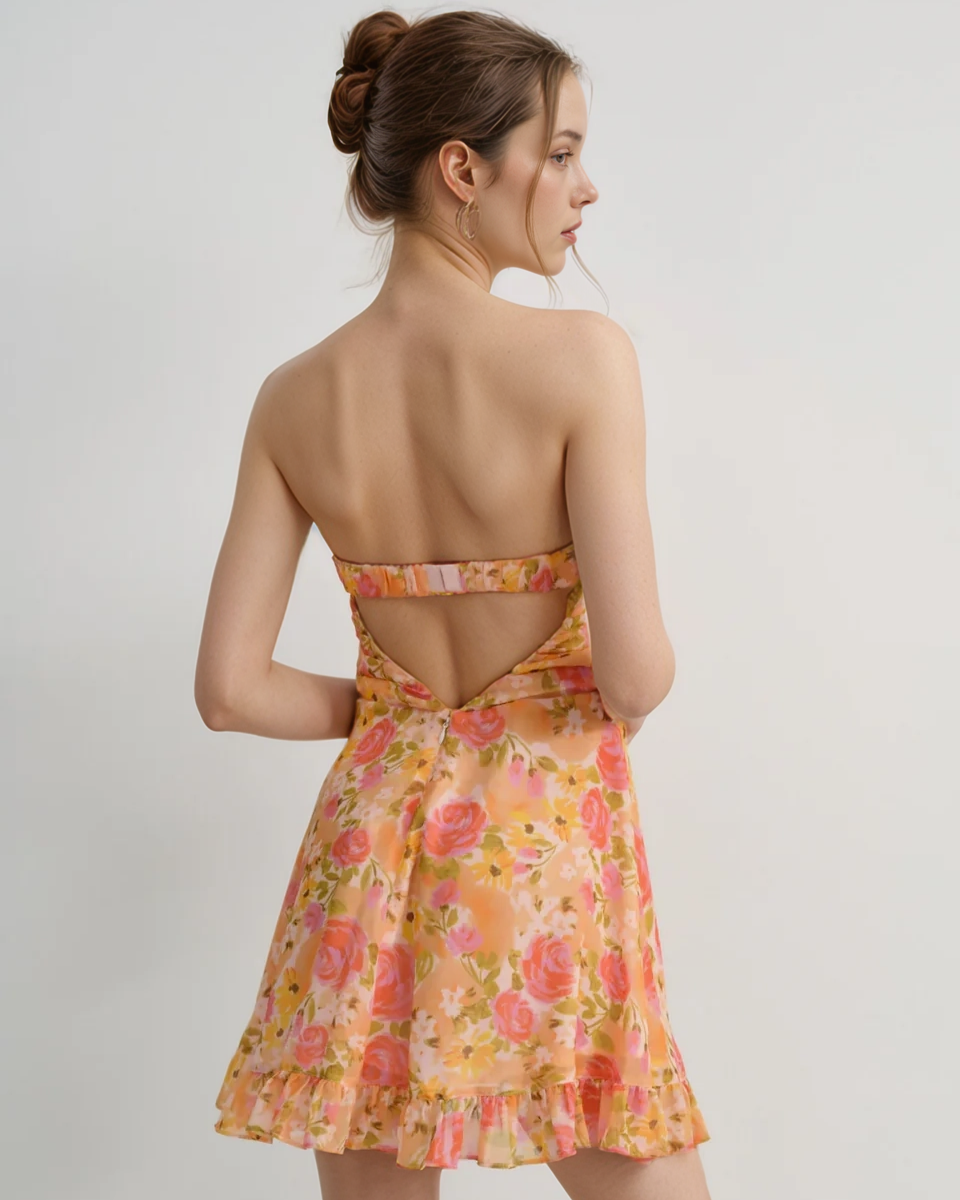 Bloom Strapless Dress