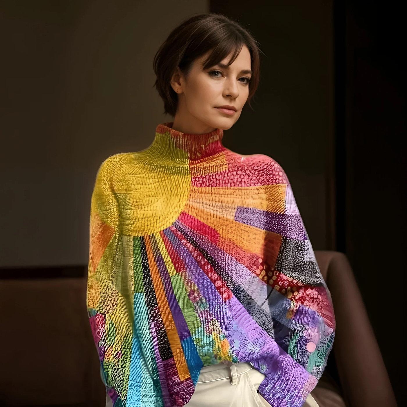 Adinda – The Cozy Colourful Turtleneck